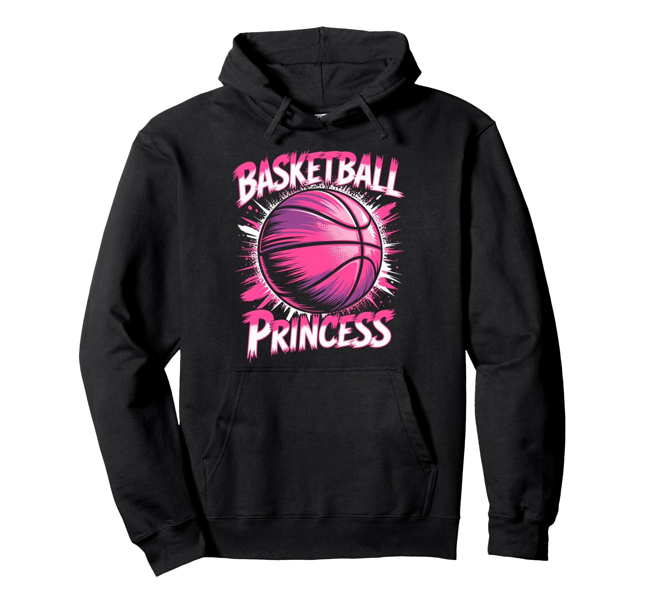 Basketball Princess Basketball Player Hoodie - Novelty Apparel Men Women - T-Shirt, Sweatshirt, Hoodie