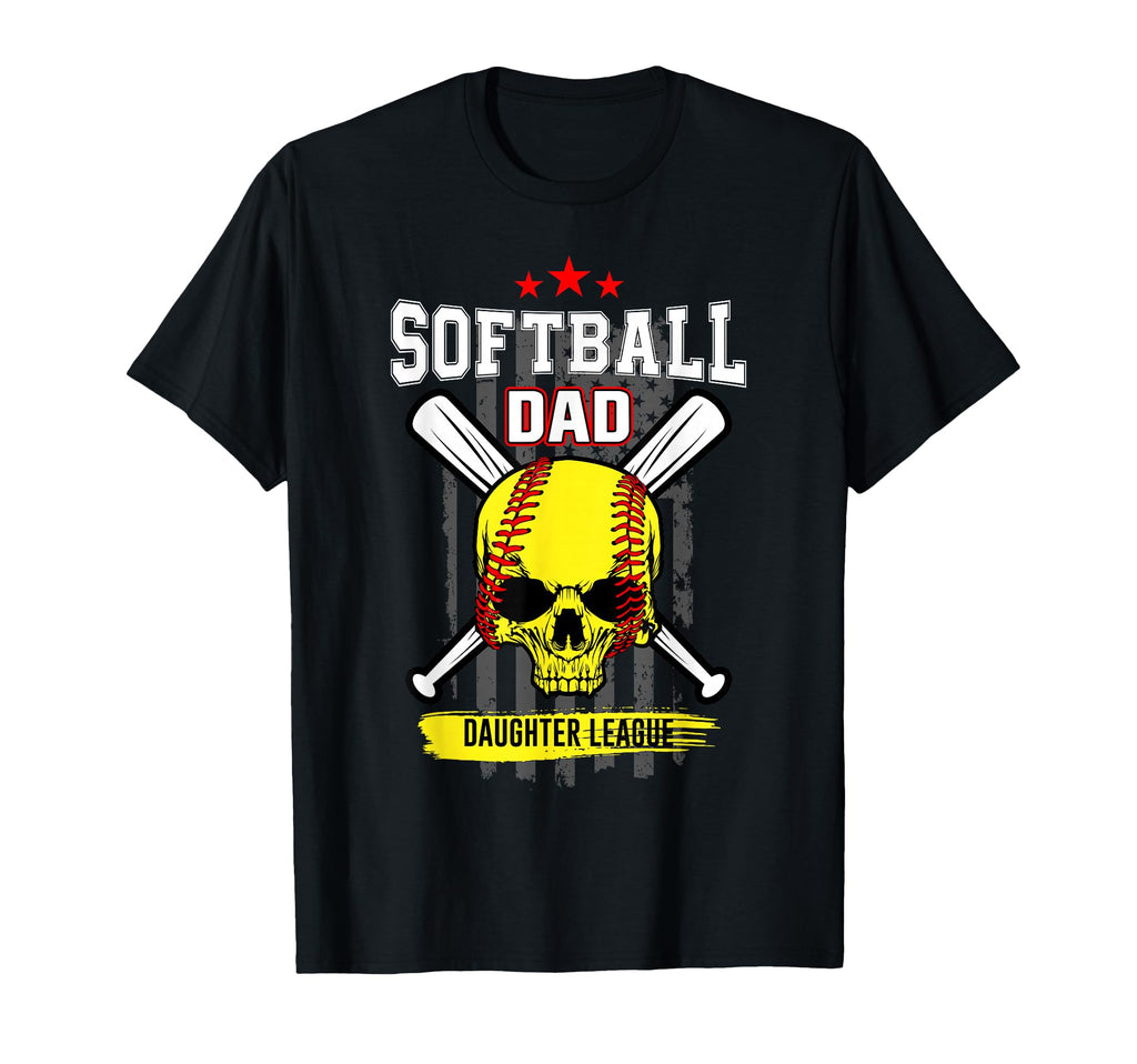 Softball Dad Daughter League T-Shirt - Streetwear Style for Adults - T-Shirt, Sweatshirt, Hoodie