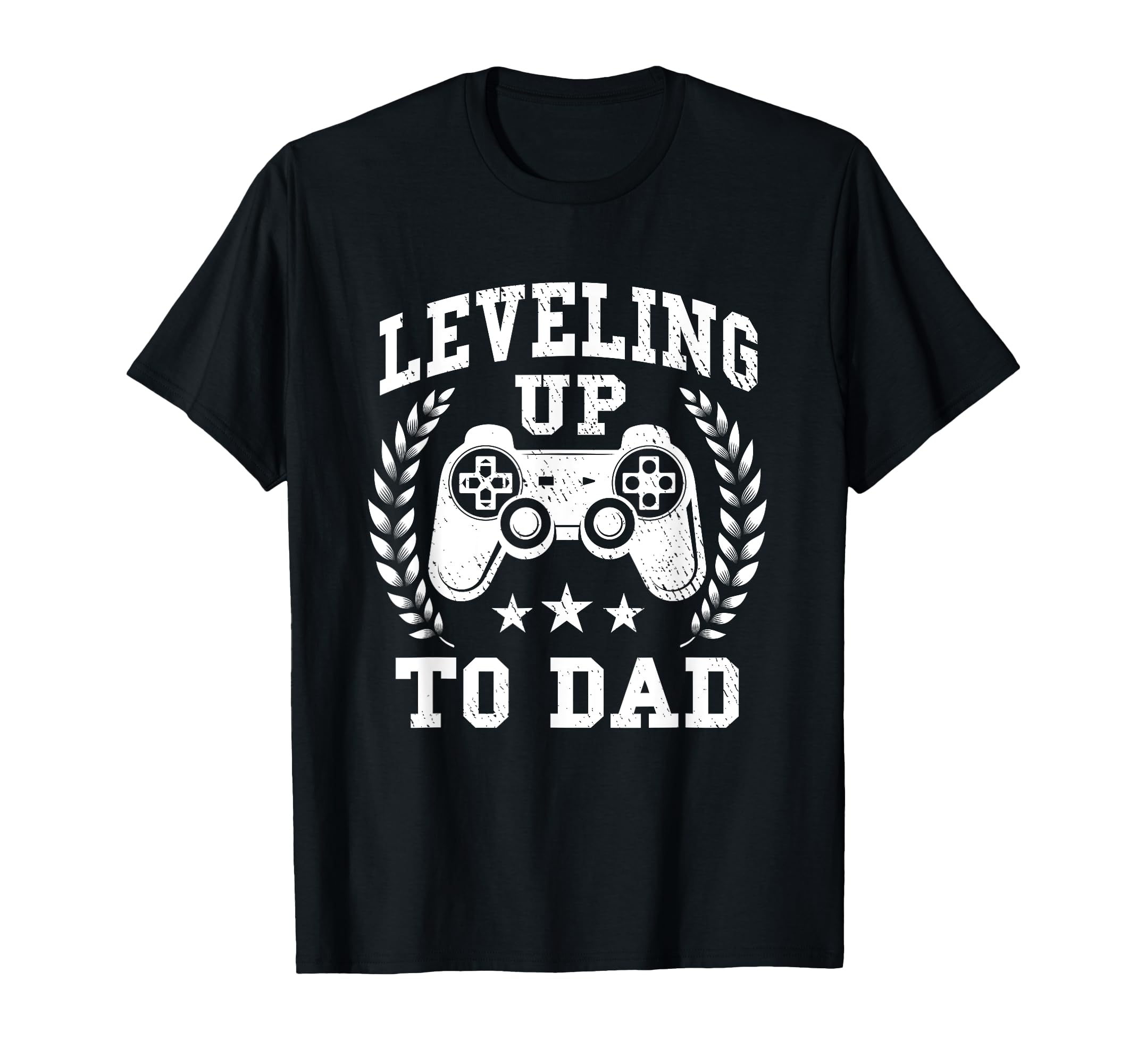 Leveling Up To Dad Funny Gamer Gaming T-Shirt - Graphic Print for Adults - T-Shirt, Sweatshirt, Hoodie