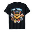 Paw Patrol Group Shot Badge T-Shirt - Trendy Graphic for Adults - T-Shirt, Sweatshirt, Hoodie