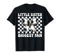 Little Sister Biggest Fan Soccer Sister T-Shirt - Novelty Apparel Unisex - T-Shirt, Sweatshirt, Hoodie