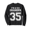 Number 35 Custom Proud Soccer Sweatshirt - Fun Novelty Design Unisex - T-Shirt, Sweatshirt, Hoodie