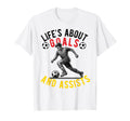Lifes About Goals And Assists Soccer T-Shirt - Novelty Apparel Men Women - T-Shirt, Sweatshirt, Hoodie