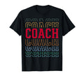 Coach Funny Layered Text Coaching T-Shirt - Streetwear Style Men Women - T-Shirt, Sweatshirt, Hoodie
