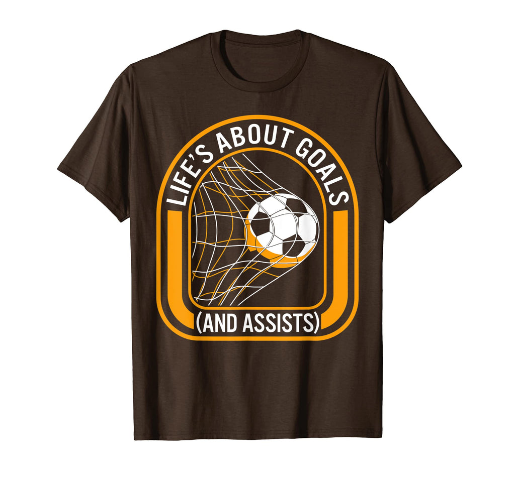 Gameday Lifes About Goals Assists T-Shirt - Unique Graphic Men Women - T-Shirt, Sweatshirt, Hoodie