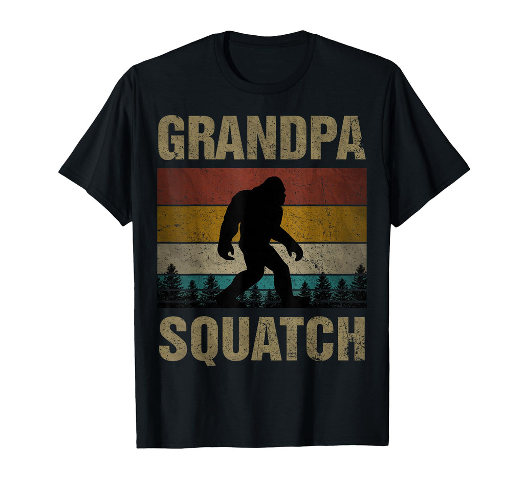 Grandpa Squatch Bigfoot Grandpa T-Shirt - Aesthetic Graphic for Adults - T-Shirt, Sweatshirt, Hoodie
