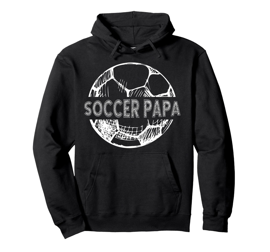 Soccer Papa Grandpa Papa Soccer Hoodie - Streetwear Style for Adults - T-Shirt, Sweatshirt, Hoodie