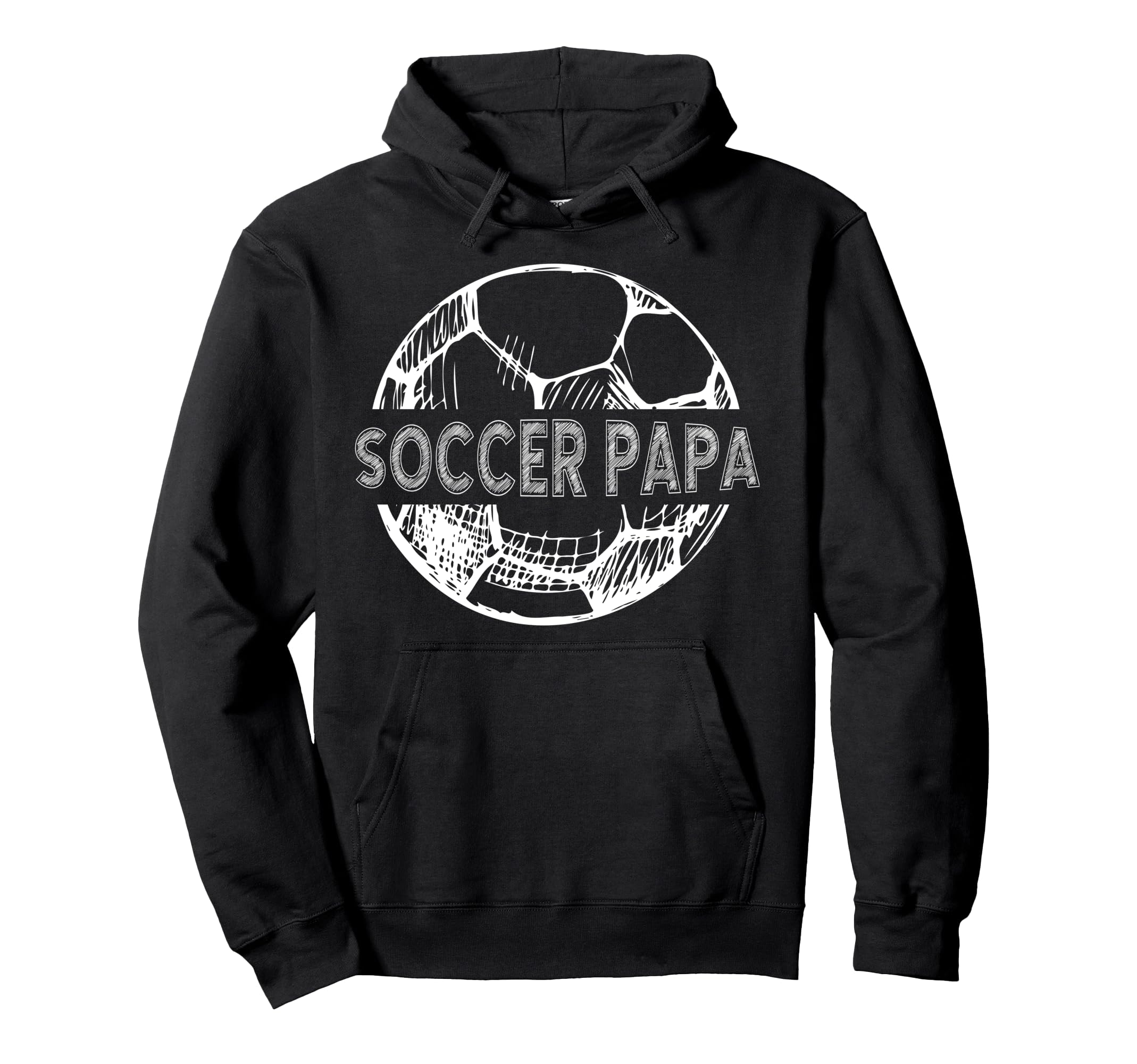 Soccer Papa Grandpa Papa Soccer Hoodie - Streetwear Style for Adults - T-Shirt, Sweatshirt, Hoodie