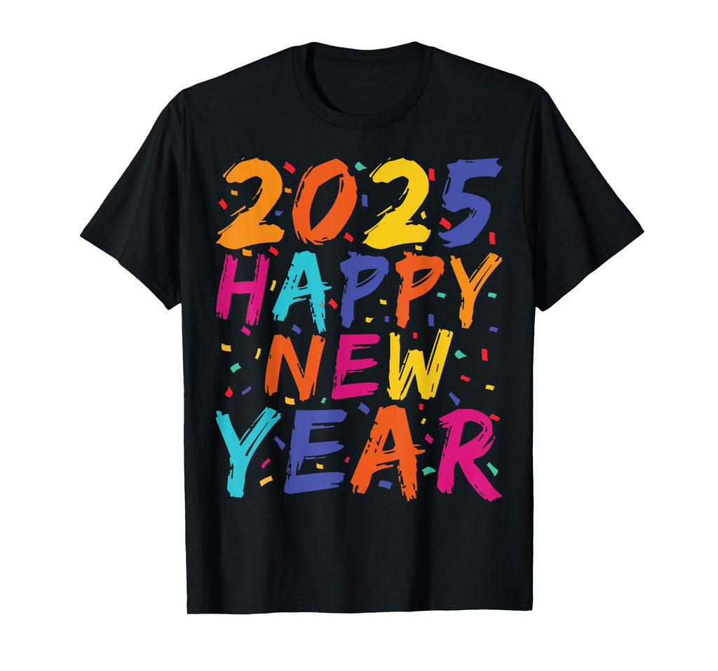Happy New Year 2025 Family Matching T-Shirt - Novelty Apparel for Adults - T-Shirt, Sweatshirt, Hoodie