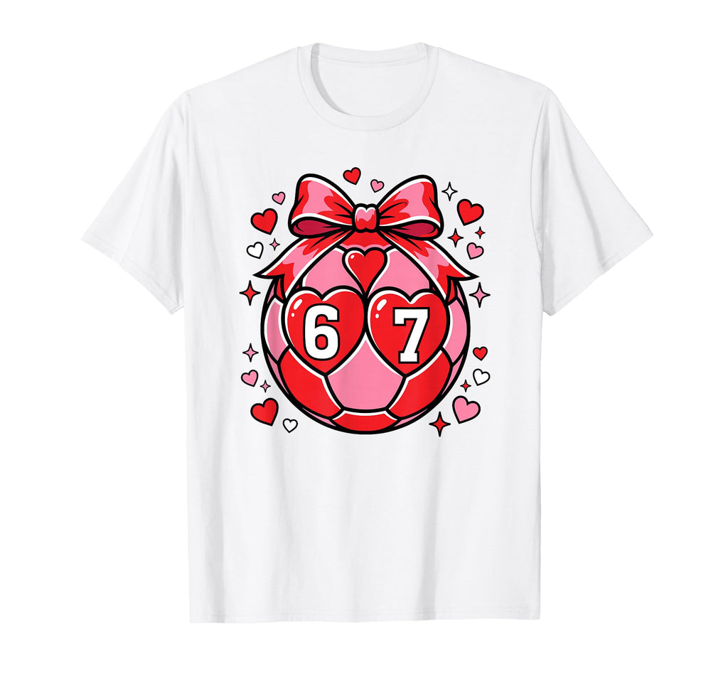 Valentine Soccer Love Football And T-Shirt - Trendy Graphic for Adults - T-Shirt, Sweatshirt, Hoodie