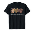 Peace Love Chocolate Lab Owner Chocolate T-Shirt - Graphic Print Men Women - T-Shirt, Sweatshirt, Hoodie