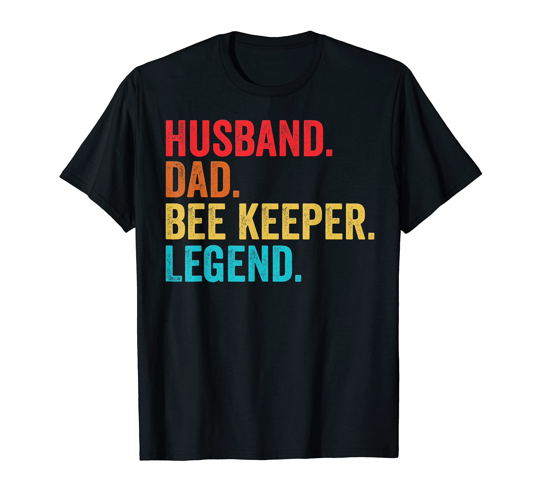 Mens Husband Dad Bee Keeper T-Shirt - Casual Everyday Wear Men Women - T-Shirt, Sweatshirt, Hoodie