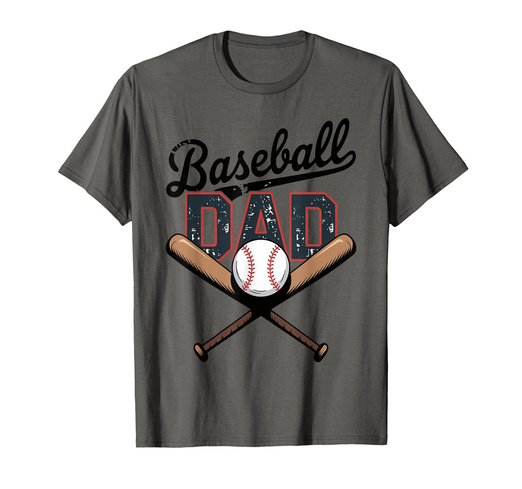 Funny Baseball Dad Fathers Day Game T-Shirt - Minimalist Print for Adults - T-Shirt, Sweatshirt, Hoodie