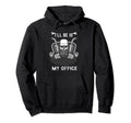 Funny Ill Be My Office Costume Driver Hoodie - Graphic Print Men Women - T-Shirt, Sweatshirt, Hoodie