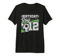 12 Year Old Soccer Birthday 12Th T-Shirt - Trendy Graphic Men Women - T-Shirt, Sweatshirt, Hoodie