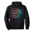 Just Who Loves Jesus And Volleyball Hoodie - Minimalist Print for Adults - T-Shirt, Sweatshirt, Hoodie