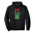 Funny Twin Dad Dad Battery Empty Hoodie - Casual Everyday Wear for Adults - T-Shirt, Sweatshirt, Hoodie