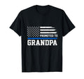 Promoted To Grandpa Proud Police T-Shirt - Fun Novelty Design Unisex - T-Shirt, Sweatshirt, Hoodie