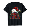 Papa Claus Lights Santa Hat Pajama T-Shirt - Minimalist Print Unisex - T-Shirt, Sweatshirt, Hoodie