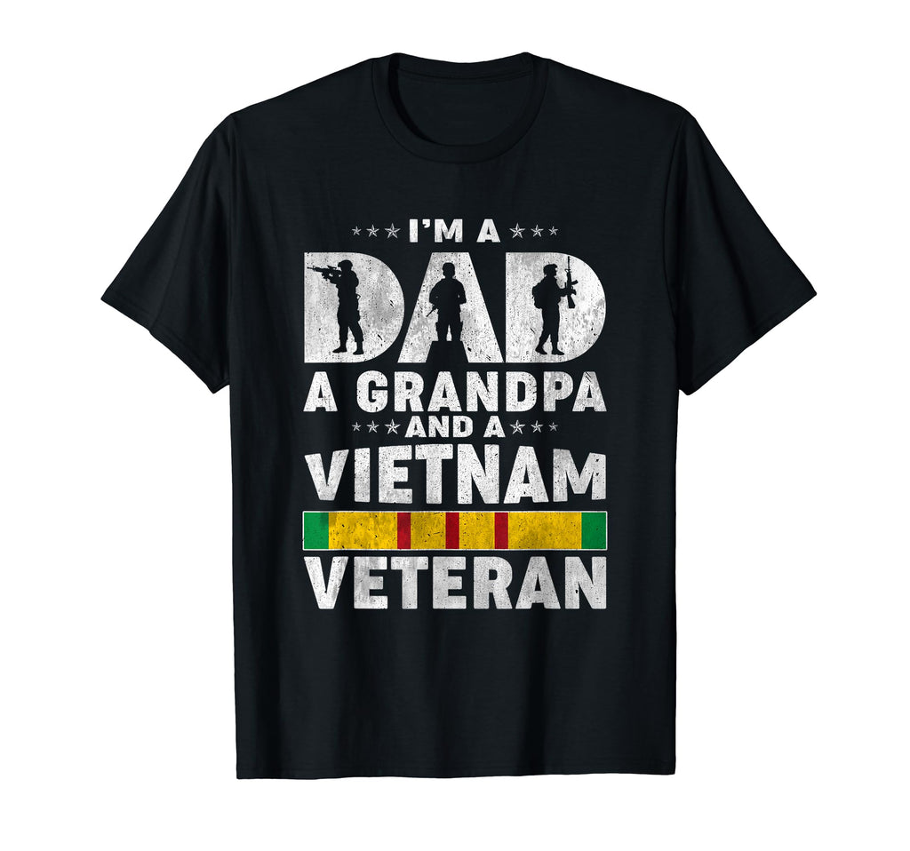 Proud Vietnam Veteran Grandpa Father T-Shirt - Unique Graphic Men Women - T-Shirt, Sweatshirt, Hoodie