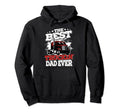 Best Truckin Dad Ever Big Rig Trucker Hoodie - Custom Art Print for Adults - T-Shirt, Sweatshirt, Hoodie