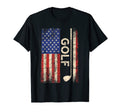 Golf American Usa Flag Shirts Golfer Dad T-Shirt - Streetwear Style Unisex - T-Shirt, Sweatshirt, Hoodie