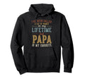 Papa Is My Favorite Name Fathers Day Hoodie - Aesthetic Graphic for Adults - T-Shirt, Sweatshirt, Hoodie