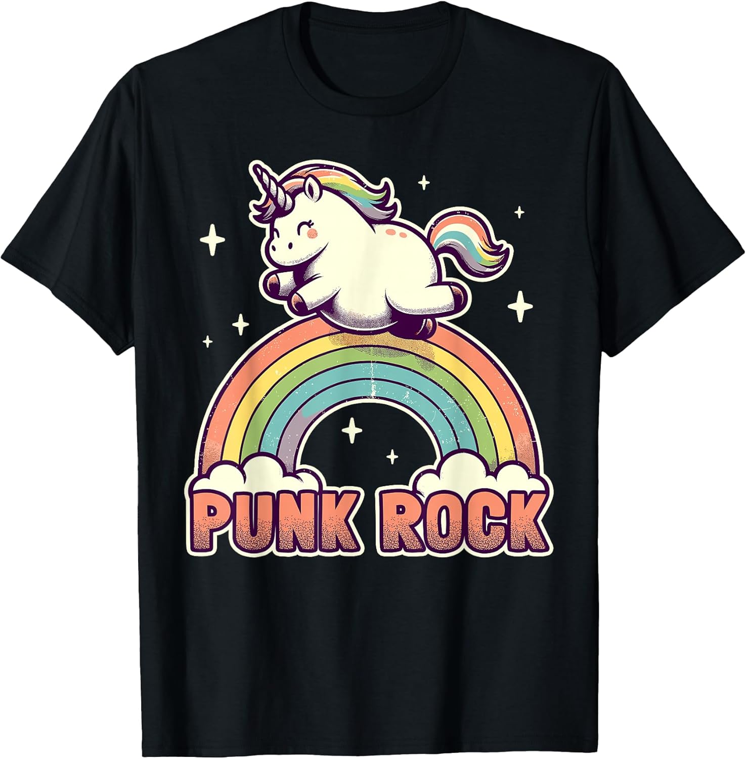 Punk Rock Unicorn I - Adult & Kids T-Shirts, Sweatshirts & Hoodies apparel design preview 1
