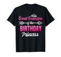 Great Grandpa Birthday Princess Party Bday T-Shirt - Novelty Apparel Unisex - T-Shirt, Sweatshirt, Hoodie