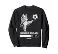 Kawaii Soccer Skills Loading Sweatshirt - Casual Everyday Wear Men Women - T-Shirt, Sweatshirt, Hoodie