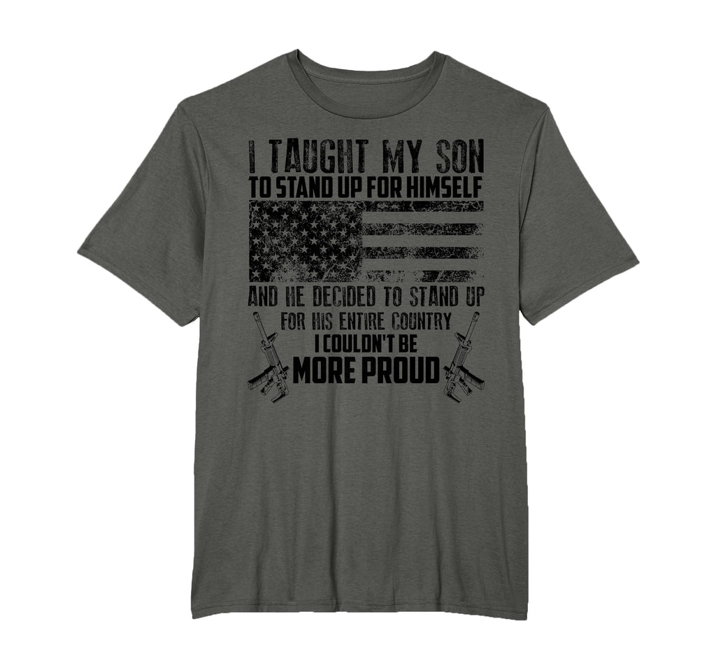 I Taught My Son To Stand Funny Us Army T-Shirt - Streetwear Style Unisex - T-Shirt, Sweatshirt, Hoodie