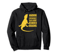 Warning Funny Bearded Dragon Hoodie - Custom Art Print Men Women - T-Shirt, Sweatshirt, Hoodie