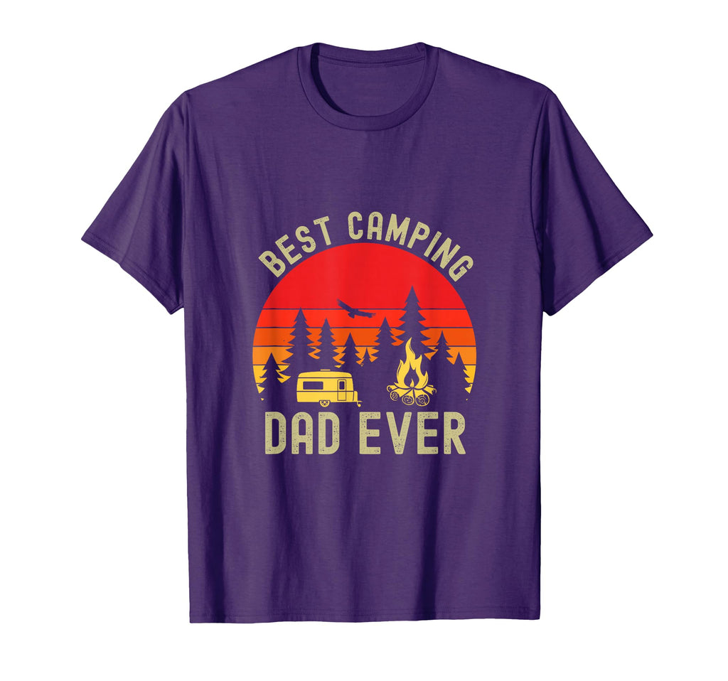 Best Camping Dad Ever Camping T-Shirt - Casual Everyday Wear for Adults - T-Shirt, Sweatshirt, Hoodie