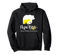Papa Bear Yellow Ribbon Spina Hoodie - Casual Everyday Wear for Adults - T-Shirt, Sweatshirt, Hoodie