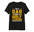 Mens Dad Golf Legend Fathers Day Tri T-Shirt - Minimalist Print for Adults - T-Shirt, Sweatshirt, Hoodie