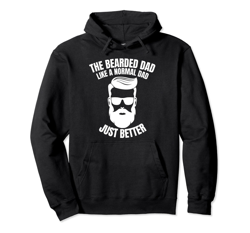 Bearded Dad Mens Beard Funny Super Hoodie - Aesthetic Graphic Men Women - T-Shirt, Sweatshirt, Hoodie