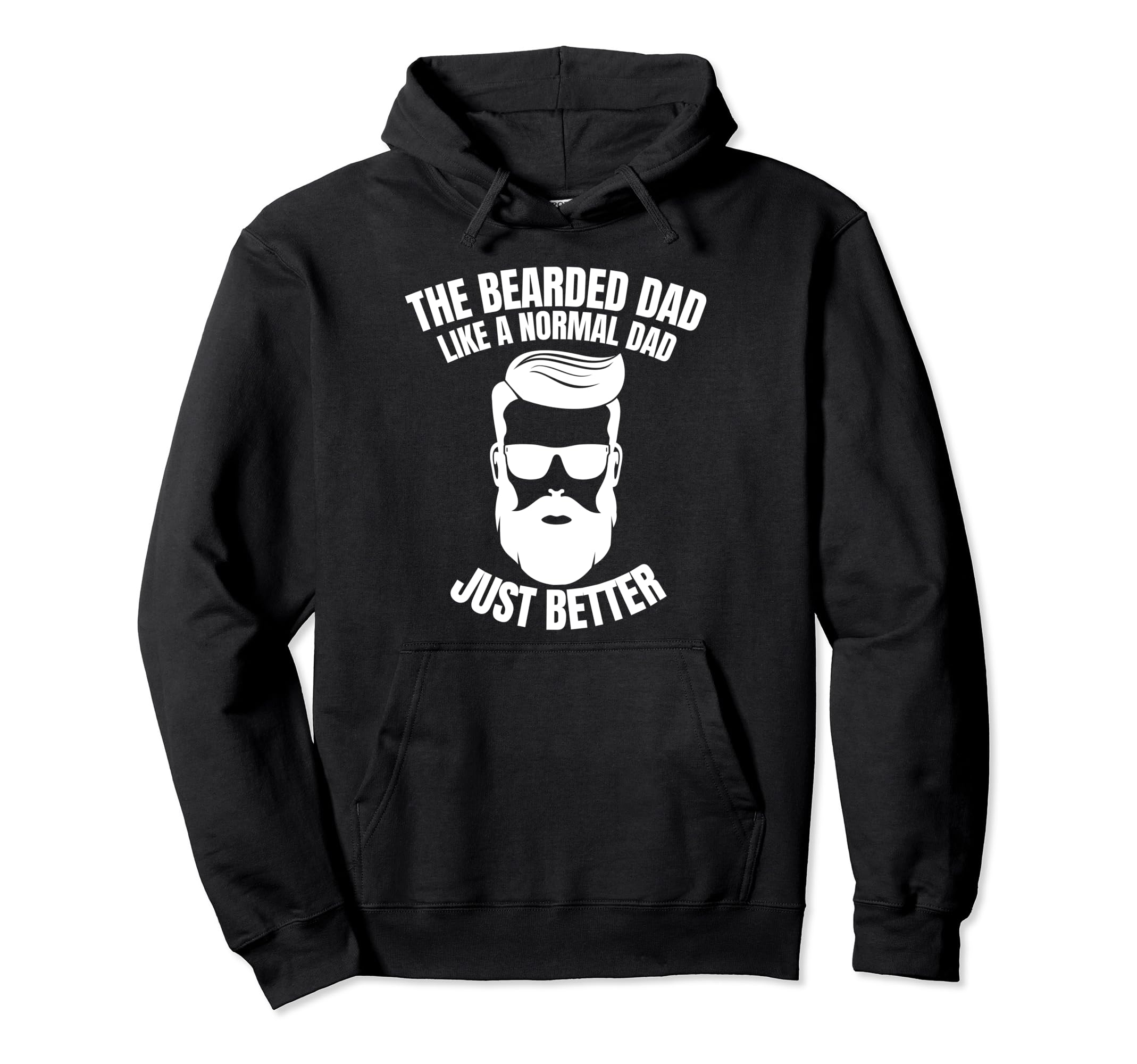 Bearded Dad Mens Beard Funny Super Hoodie - Aesthetic Graphic Men Women - T-Shirt, Sweatshirt, Hoodie