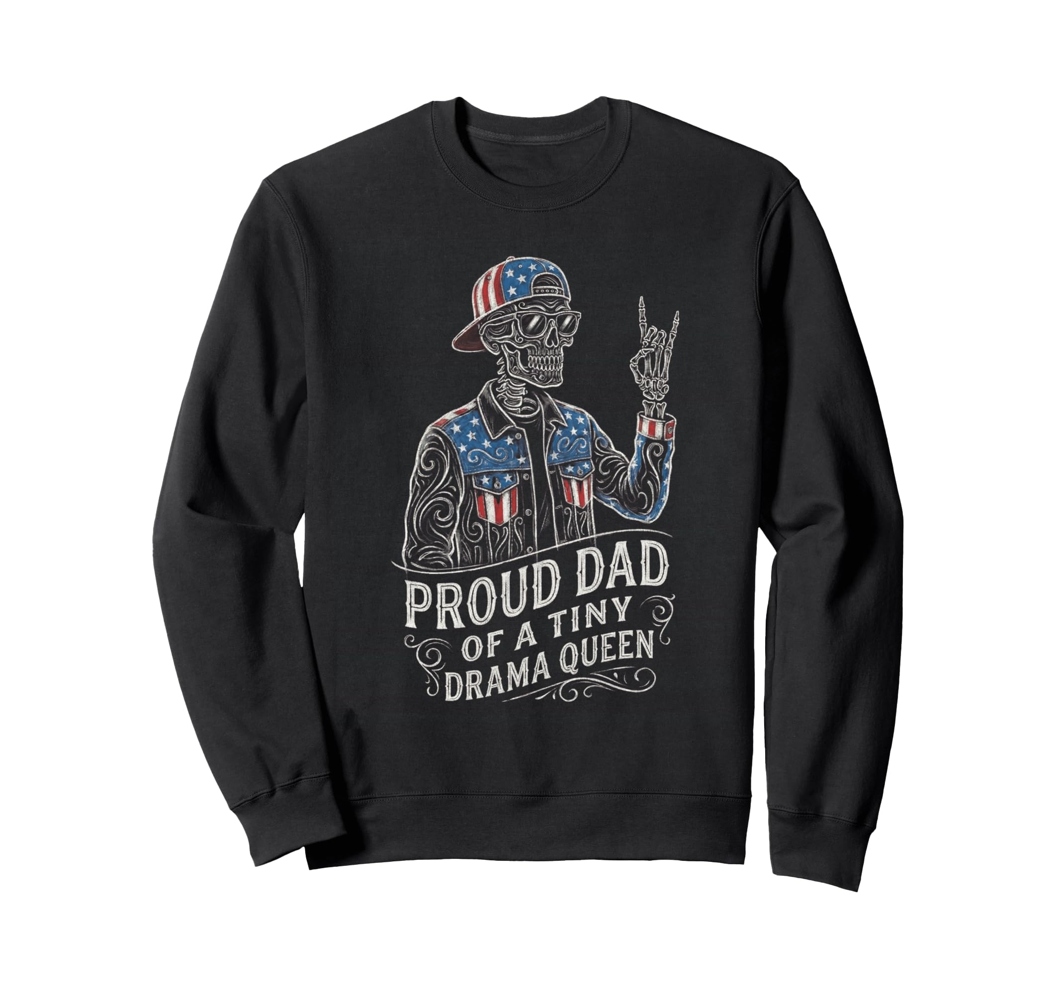Skeleton Dad Daughter Matching Sweatshirt - Novelty Apparel Men Women - T-Shirt, Sweatshirt, Hoodie