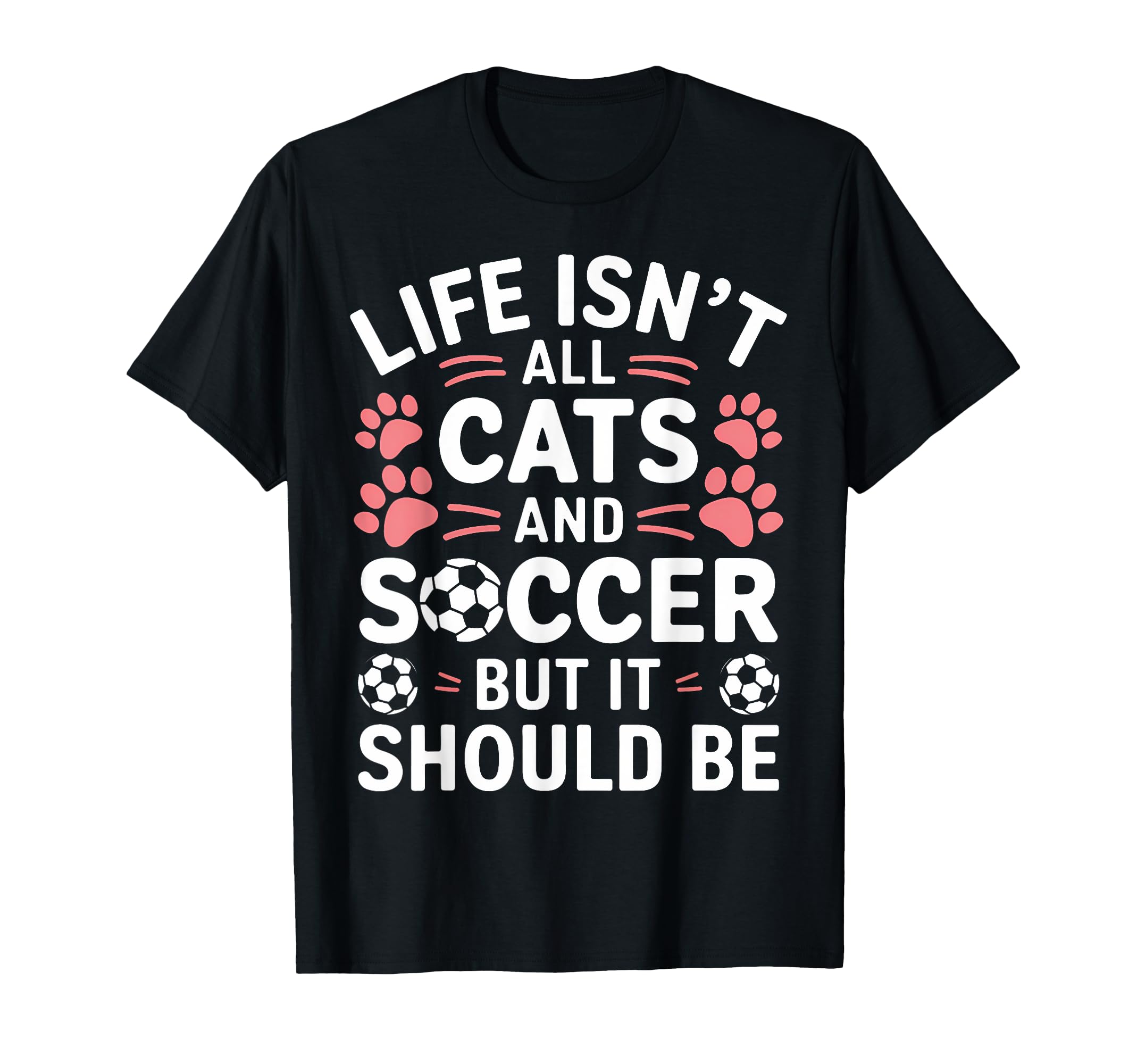 Funny Soccer Player Soccer Lovers Cats Hoodie - Unique Graphic for Adults - T-Shirt, Sweatshirt, Hoodie