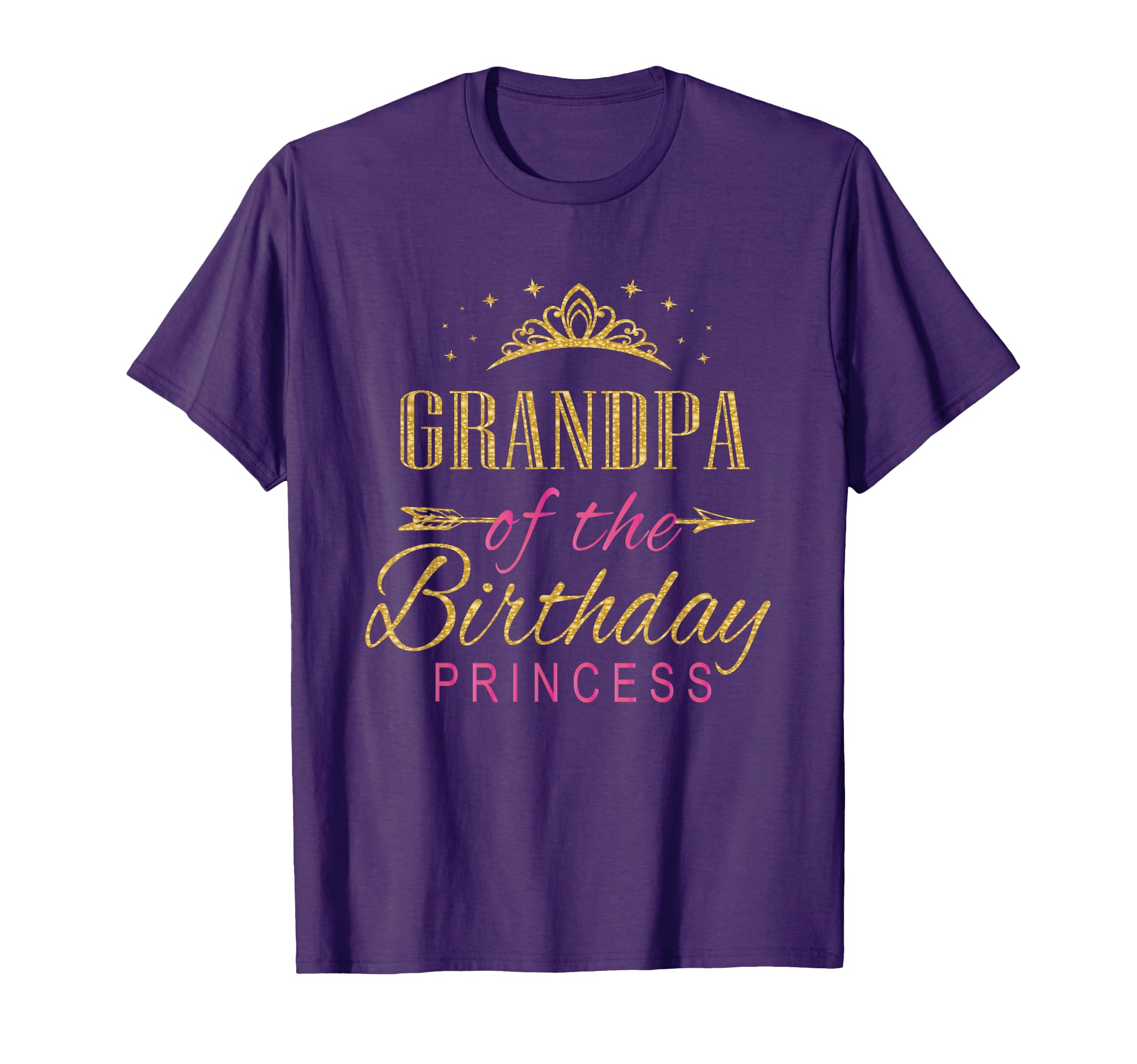 Grandpa Birthday Princess Party T-Shirt - Aesthetic Graphic Unisex - T-Shirt, Sweatshirt, Hoodie