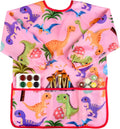 Kids Art Smock Toddler for Girls Boys ages 3-8 with - Adult & Kids T-Shirts, Sweatshirts & Hoodies apparel design preview 1