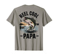 Mens Fishing Dad Reel Papa Bass Fish T-Shirt - Minimalist Print for Adults - T-Shirt, Sweatshirt, Hoodie