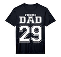 Number 29 Custom Proud Soccer Futbol T-Shirt - Custom Art Print for Adults - T-Shirt, Sweatshirt, Hoodie