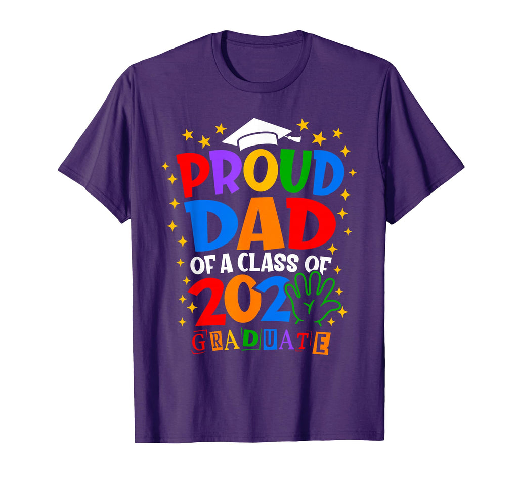 Proud Dad 2025 Graduate Class Senior T-Shirt - Custom Art Print Men Women - T-Shirt, Sweatshirt, Hoodie