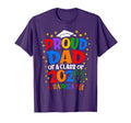 Proud Dad 2025 Graduate Class Senior T-Shirt - Custom Art Print Men Women - T-Shirt, Sweatshirt, Hoodie
