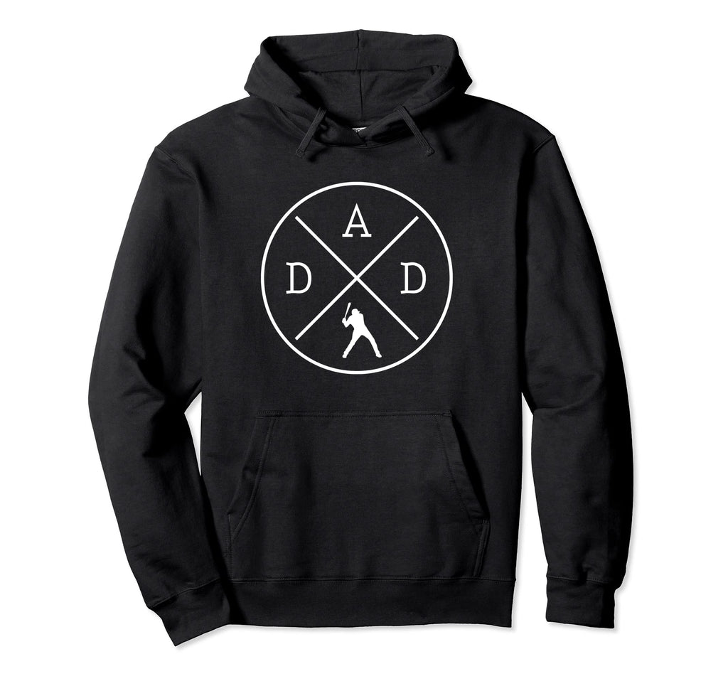 Baseball Dad Softball Player Father Hoodie - Aesthetic Graphic for Adults - T-Shirt, Sweatshirt, Hoodie