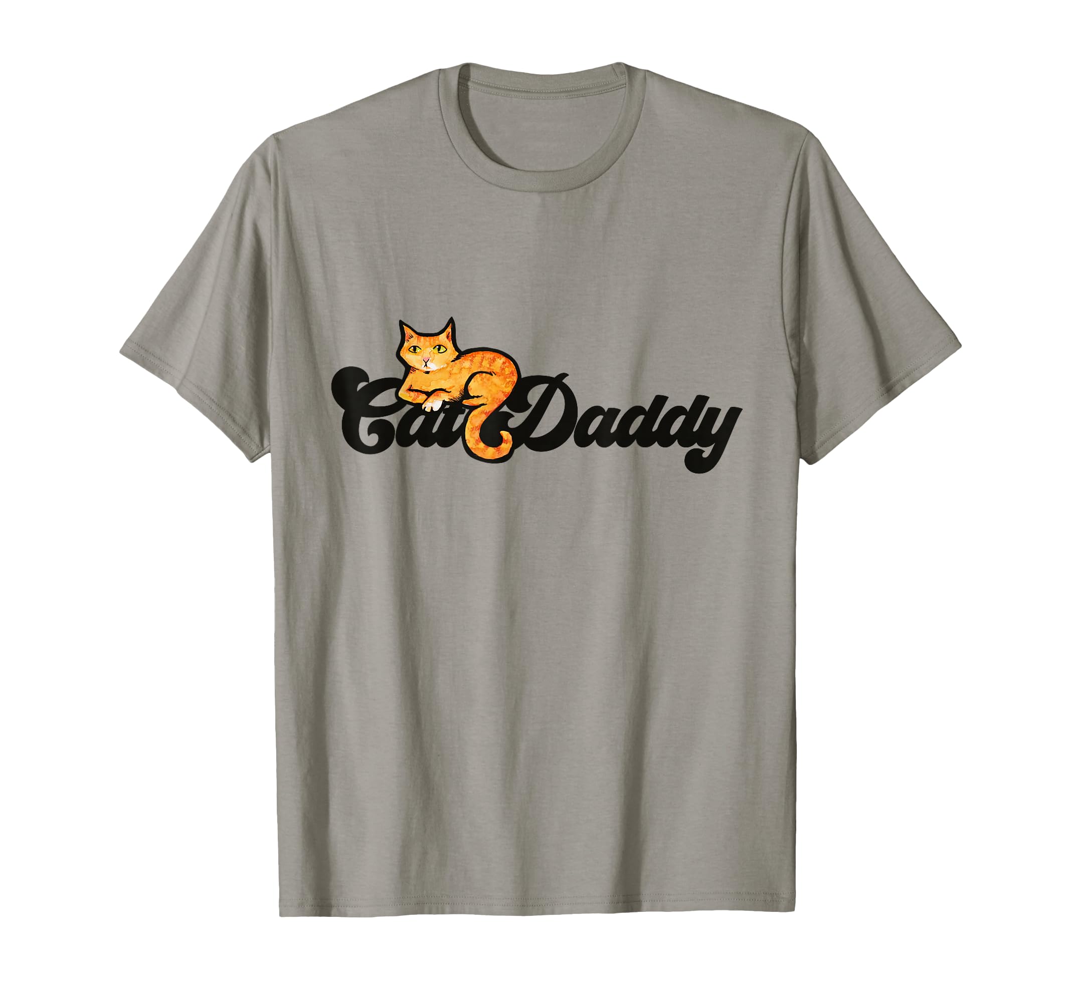 Cat Daddy Fun Cat Humour Fathers Day T-Shirt - Minimalist Print Men Women - T-Shirt, Sweatshirt, Hoodie