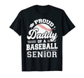 Proud Daddy Baseball Senior 2023 T-Shirt - Minimalist Print Men Women - T-Shirt, Sweatshirt, Hoodie