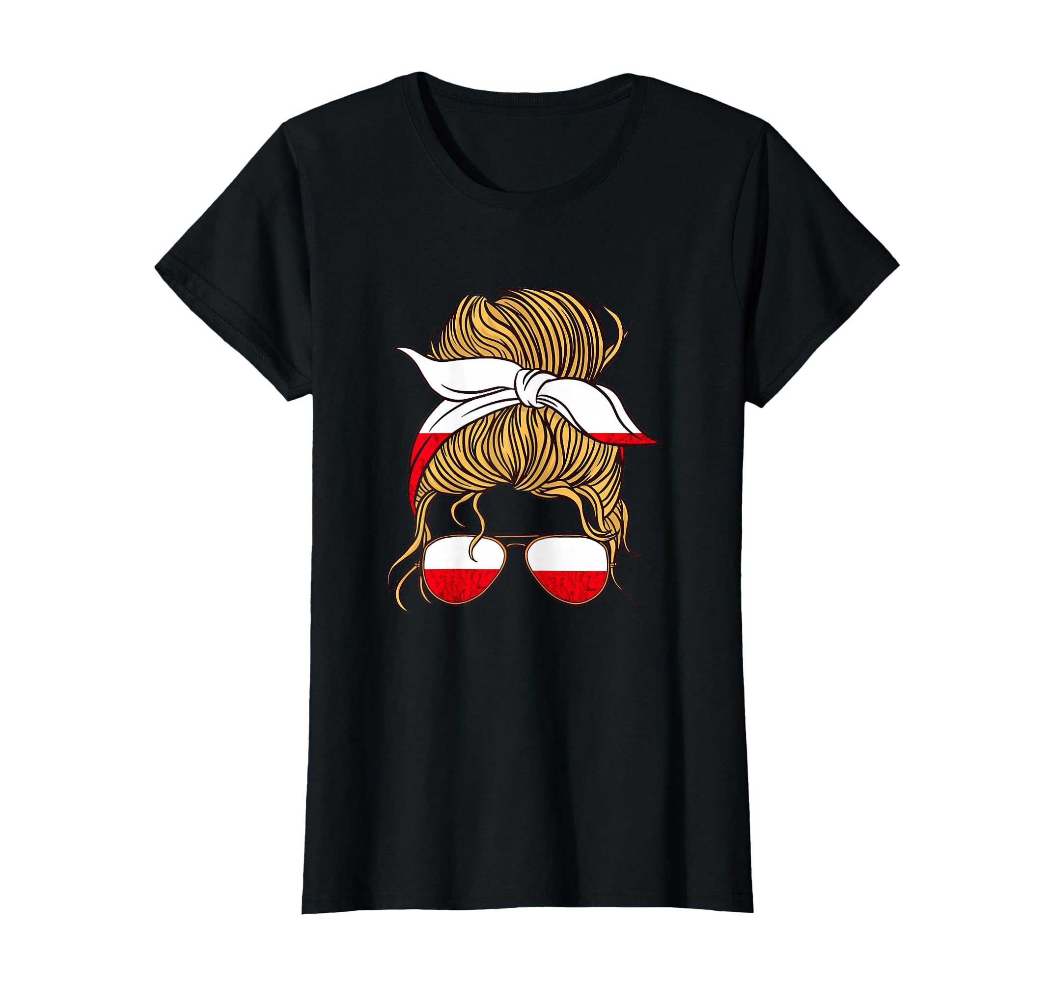 Polska Roots Sunglass Polish Flag Polish T-Shirt - Custom Art Print Unisex - T-Shirt, Sweatshirt, Hoodie