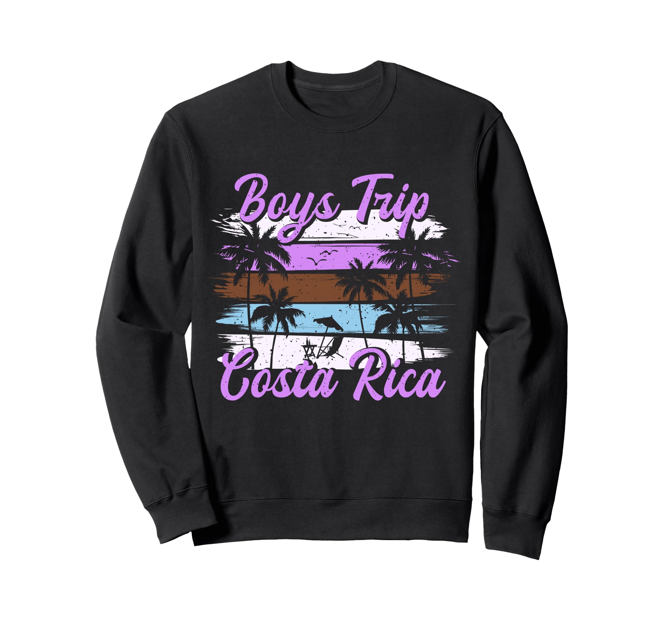 Costa Rica Guys Trip Mens Sweatshirt - Fun Novelty Design for Adults - T-Shirt, Sweatshirt, Hoodie